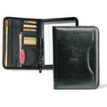 Black Deluxe Executive Vintage Leather Padfolio